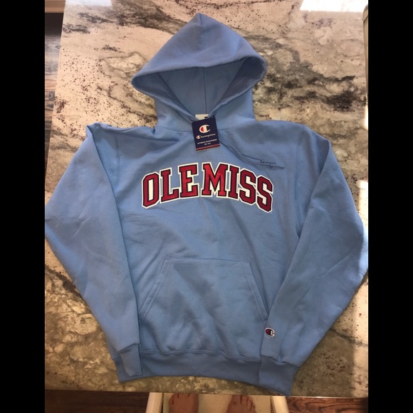 powder blue ole miss sweatshirt